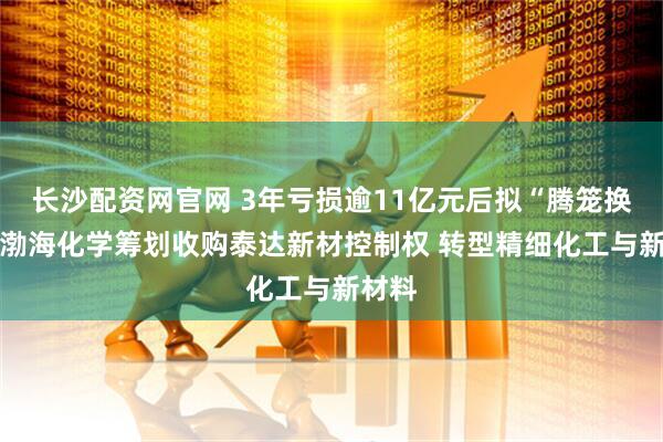 长沙配资网官网 3年亏损逾11亿元后拟“腾笼换鸟” 渤海化学筹划收购泰达新材控制权 转型精细化工与新材料